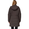 Wenven Women’s Winter Warm Puffer Coat Thicken Long Parka Jacket with Hood(Coffee)
